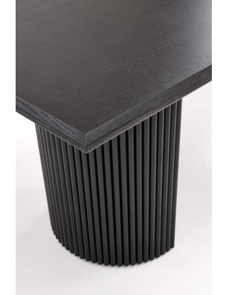 BOLERO stół rozkładany 160-250x90x78 cm dąb naturalny/czarny