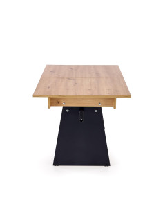 ERIKA ławostół rozkładany dąb artisan / czarny 2