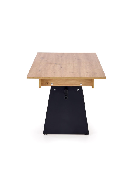 ERIKA ławostół rozkładany dąb artisan / czarny