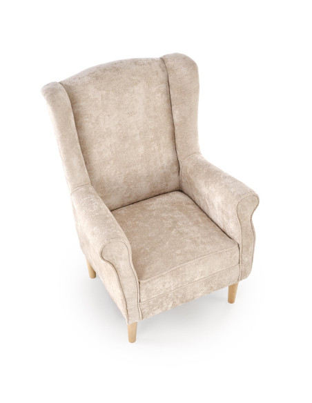 HERMES fotel wypoczynkowy, beżowy (MARKOS 10- 2)