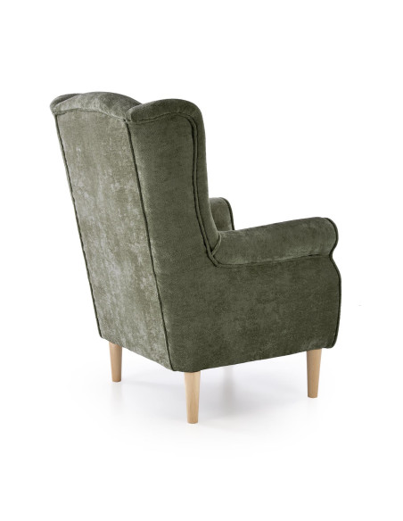 HERMES fotel wypoczynkowy, oliwkowy (MARKOS 10- 10)