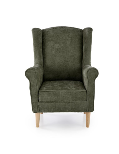 HERMES fotel wypoczynkowy, oliwkowy (MARKOS 10- 10)