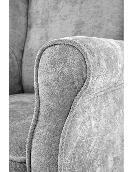 HERMES fotel wypoczynkowy, popielaty (MARKOS 10- 15)