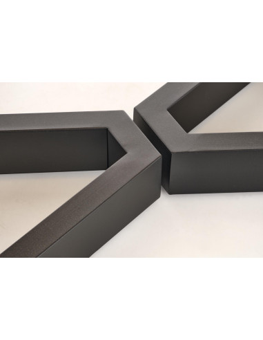 MASSIVE 2 stół rozkładany 160-250x90x77 cm dąb naturalny/czarny (2p 1szt)