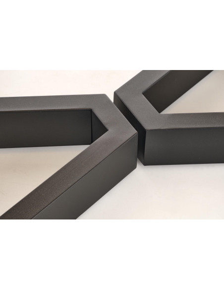 MASSIVE 2 stół rozkładany 160-250x90x77 cm dąb naturalny/czarny (2p 1szt)