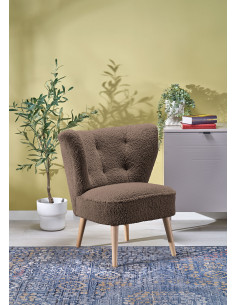 MOCCA fotel wypoczynkowy, c.brązowy (SVEN  47)