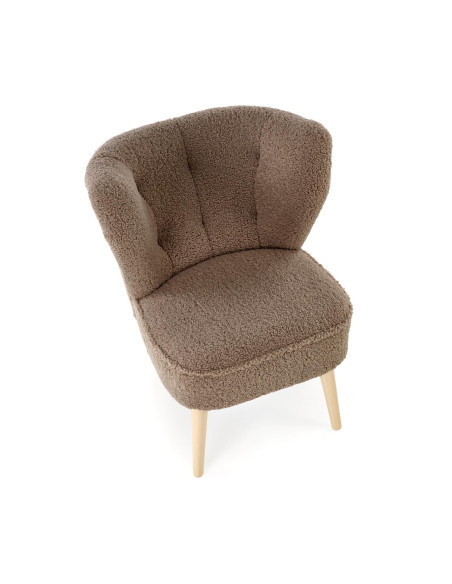 MOCCA fotel wypoczynkowy, c.brązowy (SVEN  47)