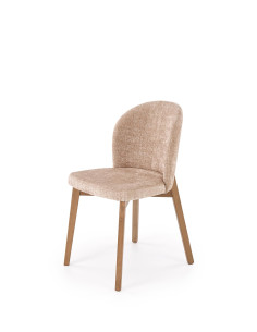 BASSO krzesło jasny orzech / tap: CREMONA 14 (beżowy)