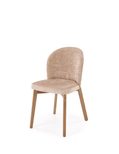 BASSO krzesło jasny orzech / tap: CREMONA 14 (beżowy)