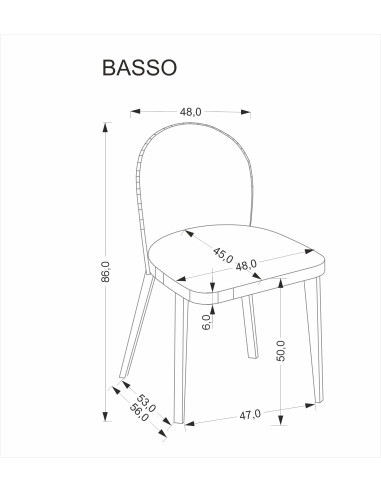 BASSO krzesło jasny orzech / tap: CREMONA 14 (beżowy)