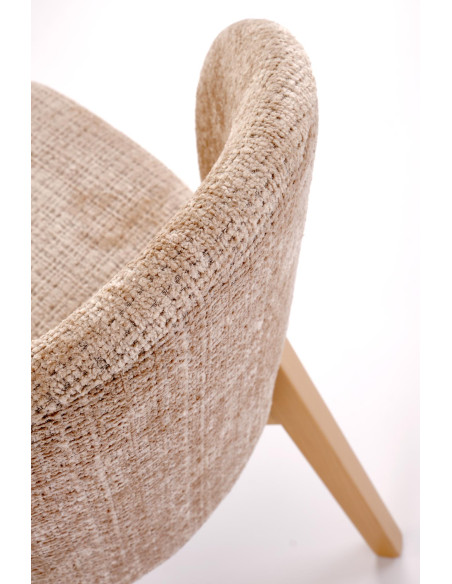 BASSO krzesło dąb naturalny / tap: CREMONA 14 (beżowy)