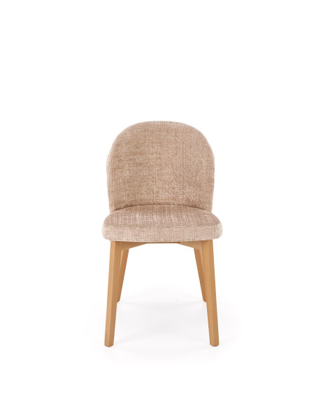 BASSO krzesło dąb naturalny / tap: CREMONA 14 (beżowy)