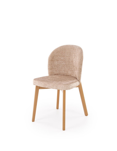 BASSO krzesło dąb naturalny / tap: CREMONA 14 (beżowy)