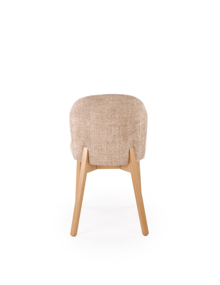 BASSO krzesło dąb naturalny / tap: CREMONA 14 (beżowy)