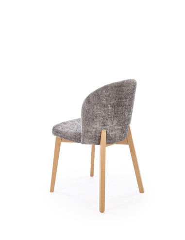 BASSO krzesło dąb naturalny / tap: CREMONA 96 (popiel)