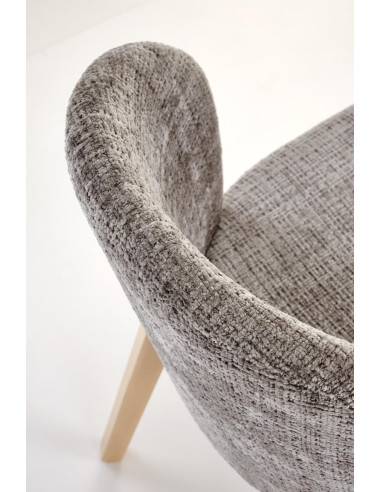 BASSO krzesło dąb naturalny / tap: CREMONA 96 (popiel)