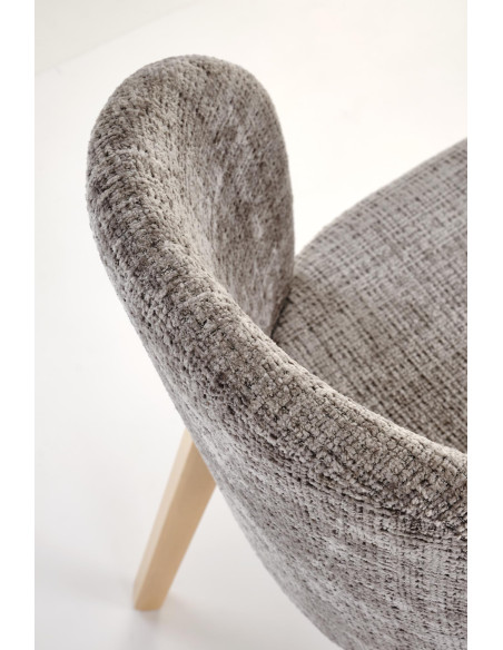 BASSO krzesło dąb naturalny / tap: CREMONA 96 (popiel)