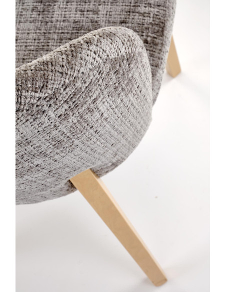 BASSO krzesło dąb naturalny / tap: CREMONA 96 (popiel)