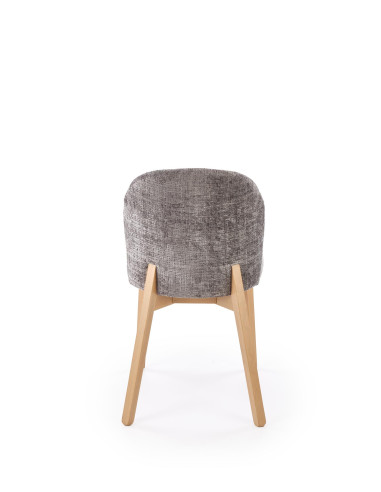 BASSO krzesło dąb naturalny / tap: CREMONA 96 (popiel)