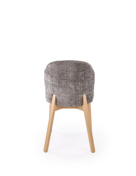 BASSO krzesło dąb naturalny / tap: CREMONA 96 (popiel)