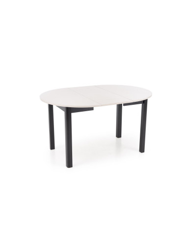 RINGO stół kolor blat kaszmir, nogi - czarny (102-142x102x76 cm) (2p 1szt)