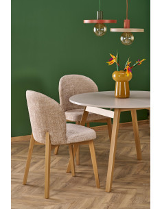 RUBEN stół kolor blat - kaszmir, nogi - naturalny (102-142x102x75 cm) (2p 1szt) 2