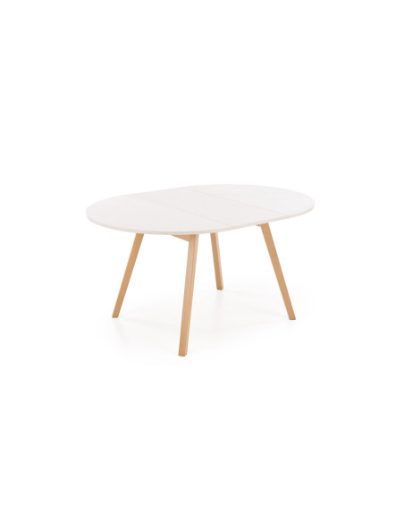 RUBEN stół kolor blat - kaszmir, nogi - naturalny (102-142x102x75 cm) (2p 1szt)