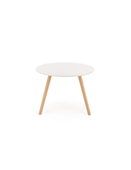 RUBEN stół kolor blat - kaszmir, nogi - naturalny (102-142x102x75 cm) (2p 1szt)