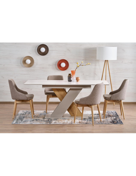 XARELTO stół rozkładany kaszmir - dąb cremona evoke (2p 1szt)