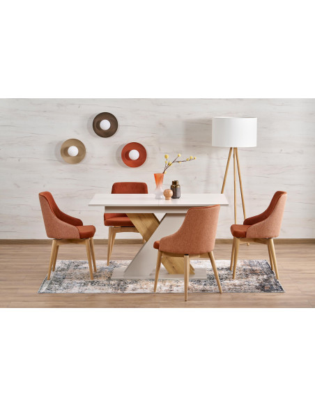 XARELTO stół rozkładany kaszmir - dąb cremona evoke (2p 1szt)