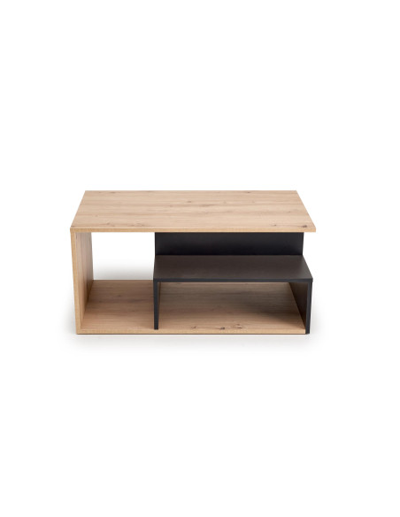 IVA ława, dąb artisan / czarny