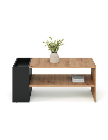 MURCIA ława, dąb artisan / czarny