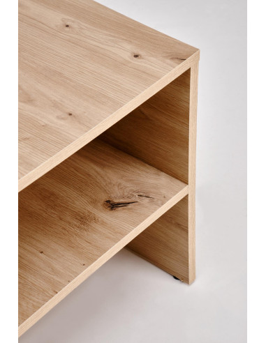 MURCIA ława, dąb artisan / czarny