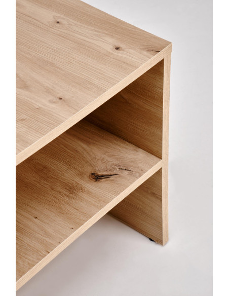 MURCIA ława, dąb artisan / czarny