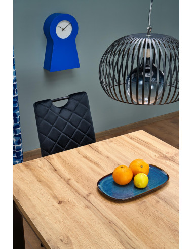 QUBIK stół rozkładany xxxx cm dąb artisan/czarny