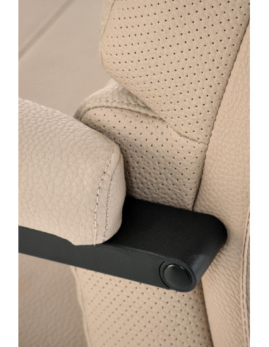 ADRIANO 2 fotel obrotowy jasny popiel