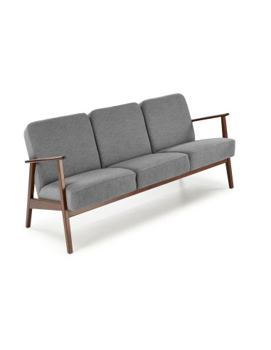 MILANO 3S sofa- popielaty tap. Castel 93 (1p 1szt)