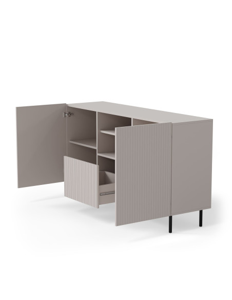 PAXOS KM-1 komoda, kolor: kaszmir - czarny