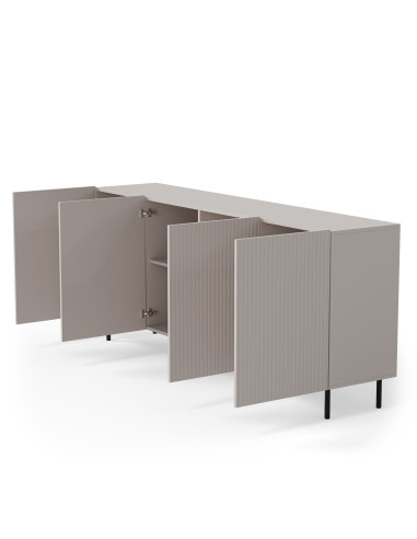 PAXOS KM-2 komoda, kolor: kaszmir - czarny