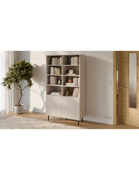 PAXOS REG-1 regał, kolor: kaszmir - czarny