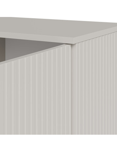 RANDOM 2 KM-1 komoda kaszmir / orzech / czarny (2p 1szt)