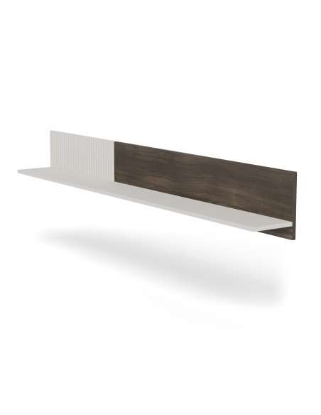 RANDOM 2 P-2 półka wisząca kaszmir / orzech / czarny (1p 1szt)