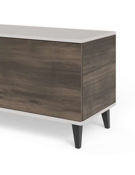 RANDOM 2 RTV-2 stolik RTV 180 cm kaszmir / orzech / czarny (2p 1szt)