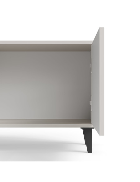 RANDOM 2 RTV-2 stolik RTV 180 cm kaszmir / orzech / czarny (2p 1szt)