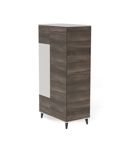 RANDOM 2 S-1 szafa kaszmir / orzech / czarny (3p 1szt)