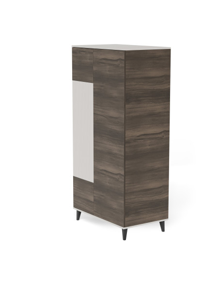 RANDOM 2 S-1 szafa kaszmir / orzech / czarny (3p 1szt)