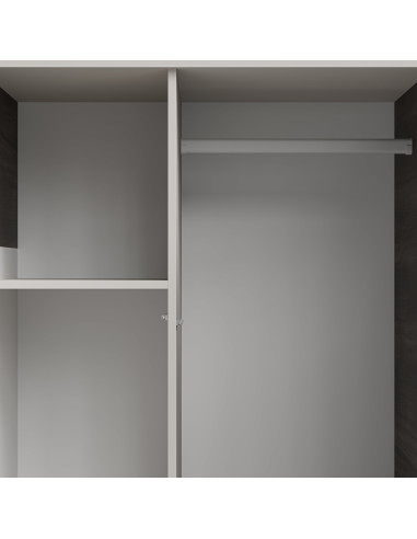 RANDOM 2 S-1 szafa kaszmir / orzech / czarny (3p 1szt)