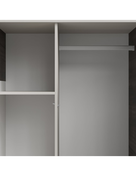 RANDOM 2 S-1 szafa kaszmir / orzech / czarny (3p 1szt)