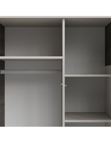 RANDOM 2 S-1 szafa kaszmir / orzech / czarny (3p 1szt)