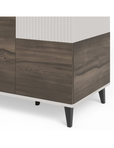 RANDOM 2 S-1 szafa kaszmir / orzech / czarny (3p 1szt)